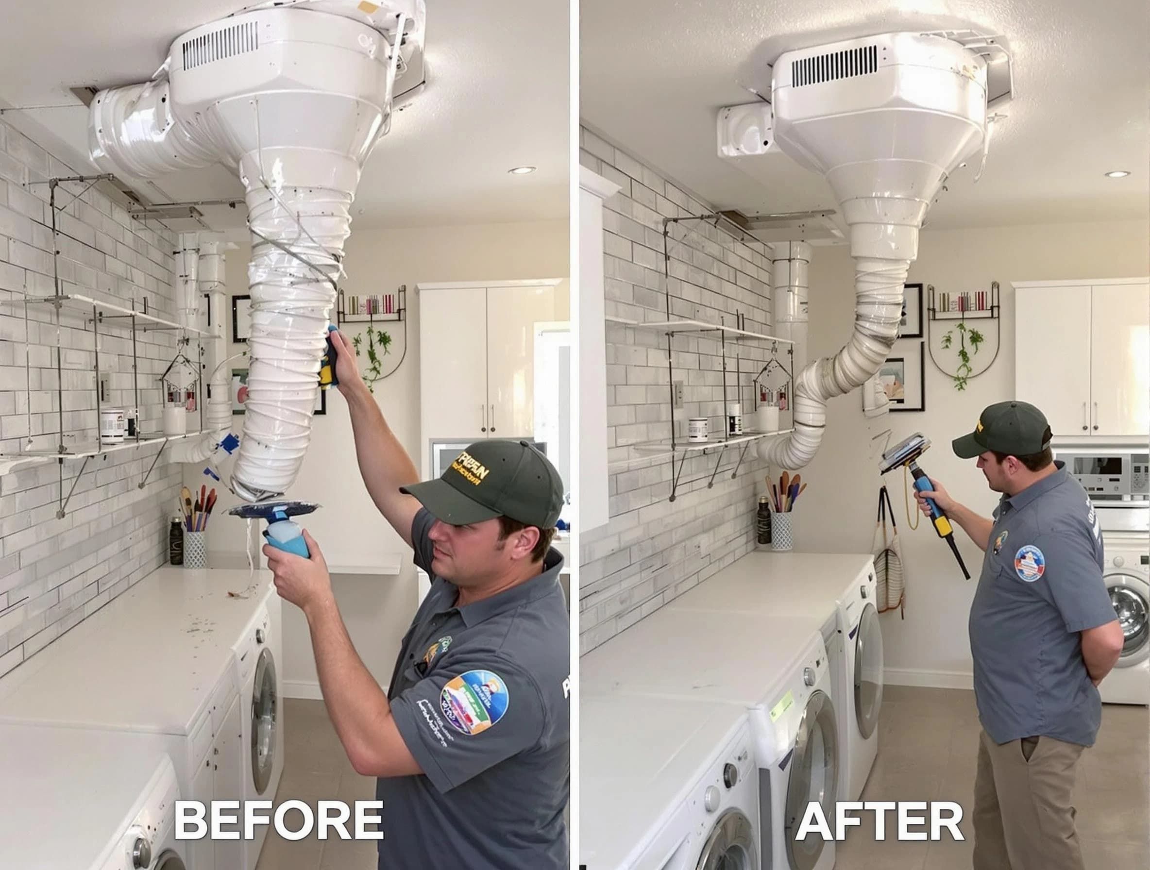 Professional dryer exhaust vent cleaning by Beverly Dryer Vent Cleaning in Beverly