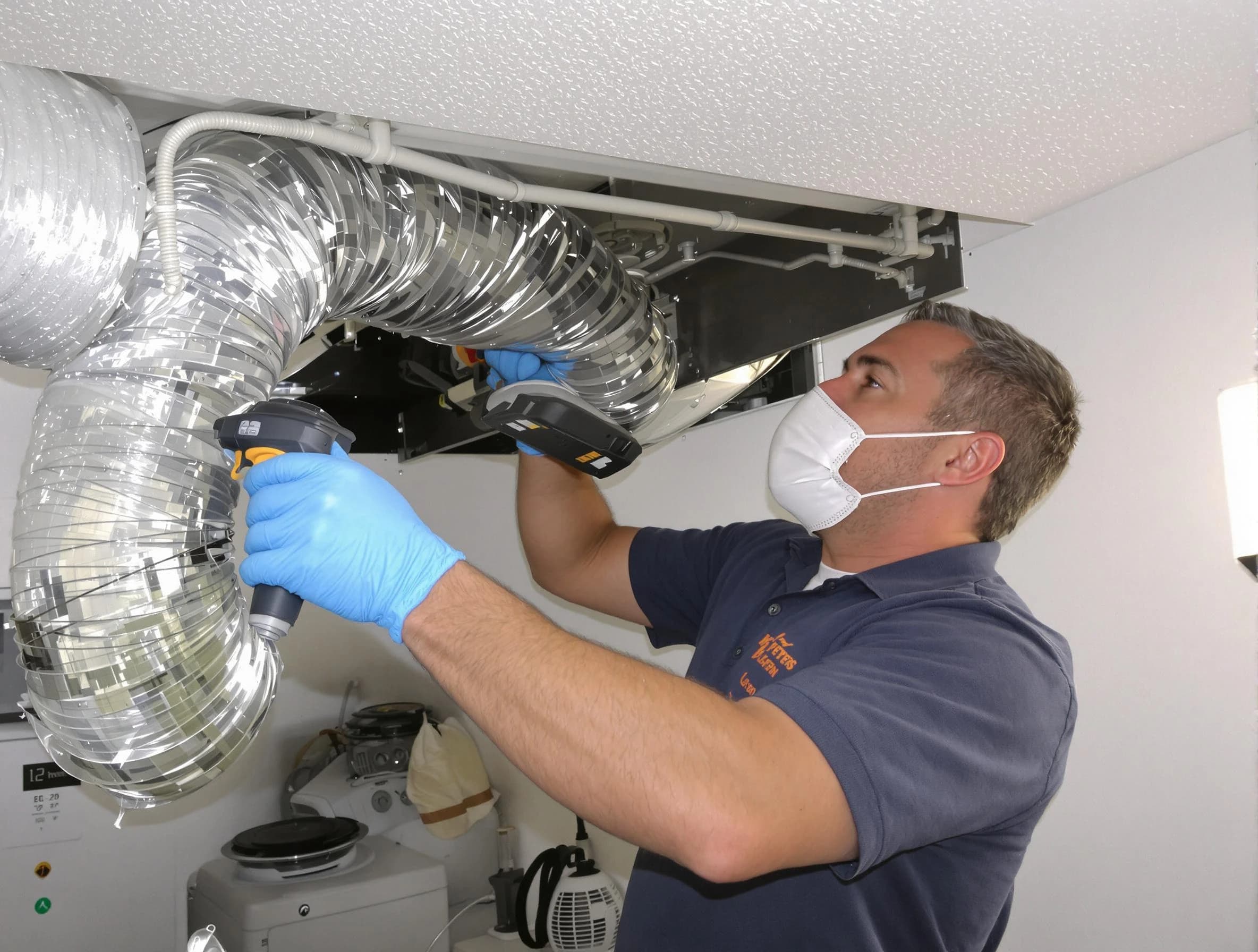 Beverly Dryer Vent Cleaning professional performing thorough residential dryer vent cleaning in Beverly