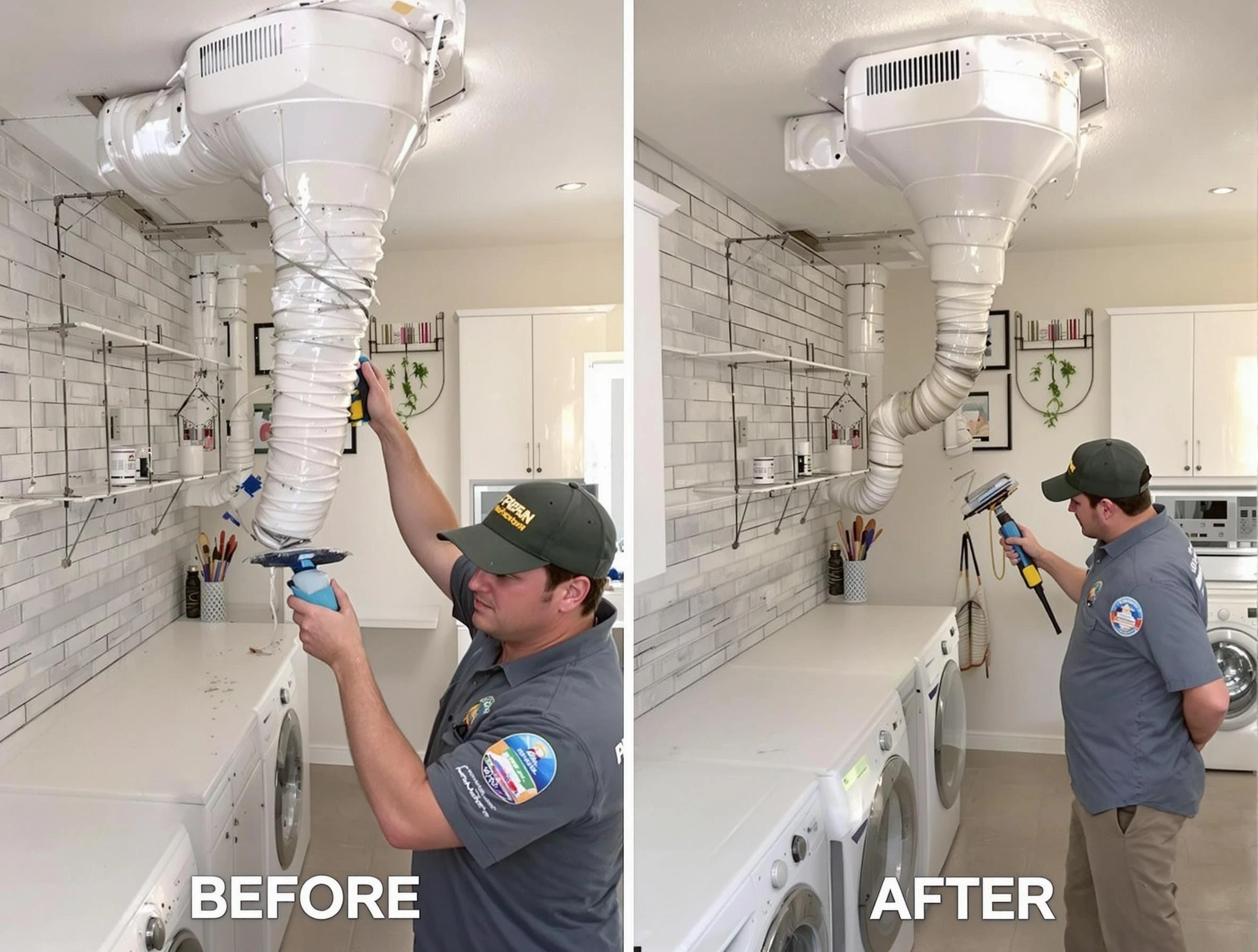Professional dryer exhaust vent cleaning by Beverly Dryer Vent Cleaning in Beverly
